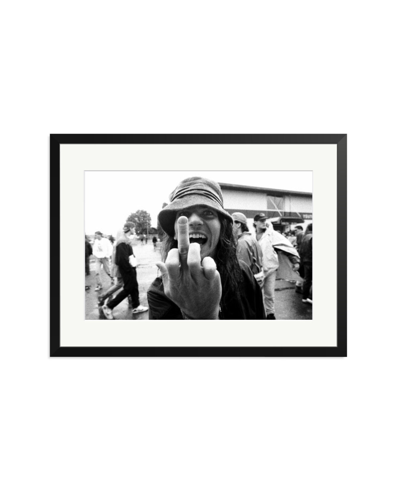 Eddie Vedder Flipping the Bird Black / XL