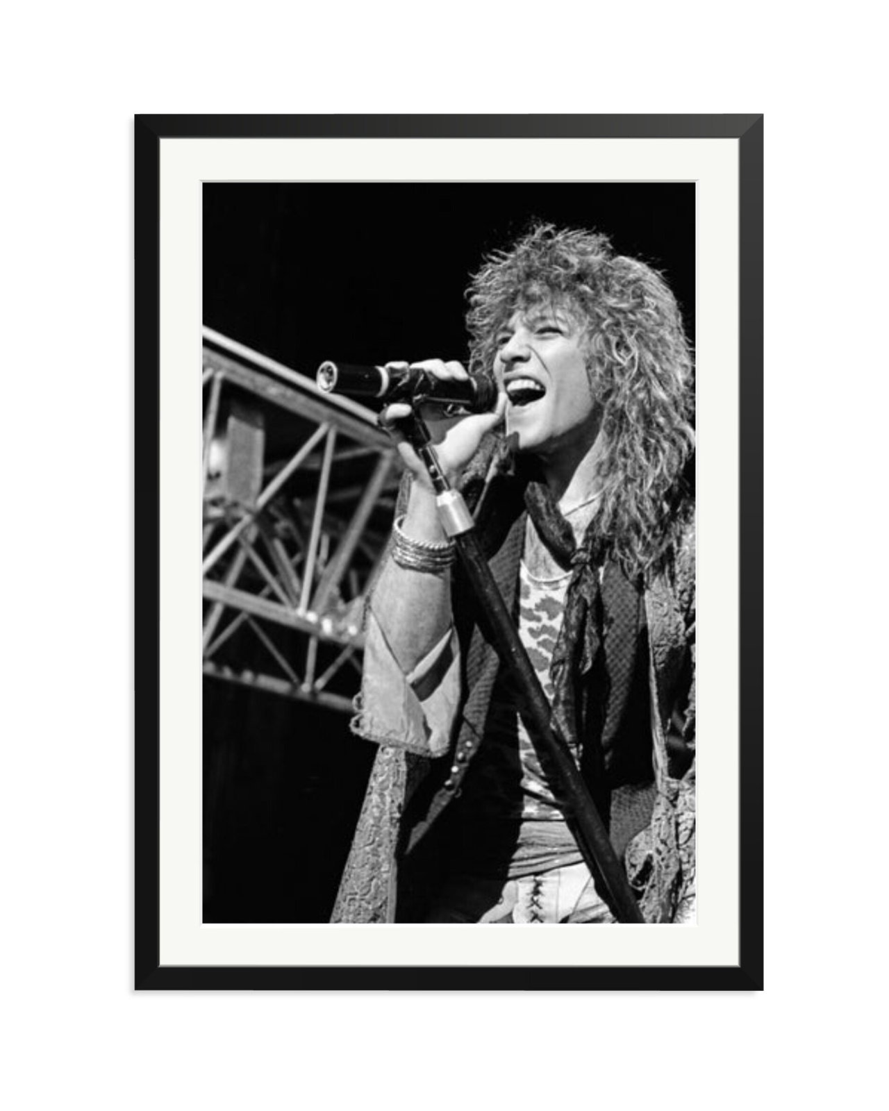 Jon Bon Jovi at the Blossom Music Center Black / XXL