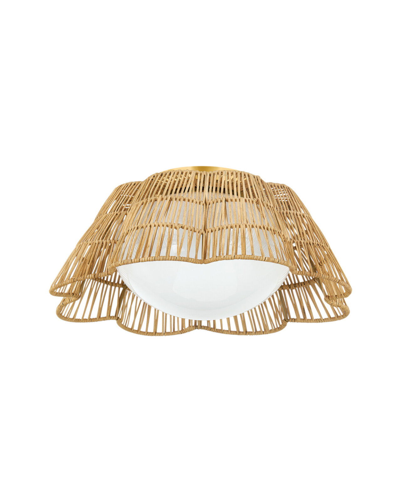 Rosa plafond antikk messing