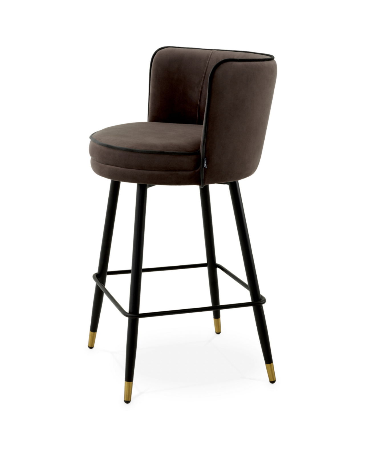 Grenada Barstool Savona Grey Velvet Low