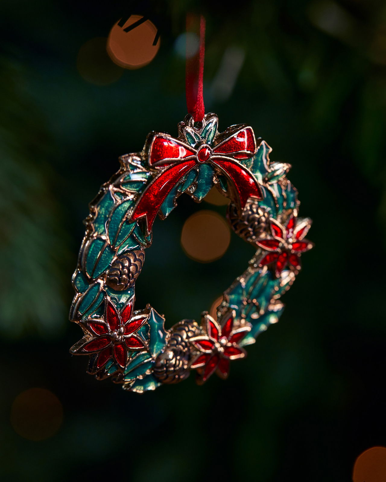 Estelle krans julgransdekoration grön