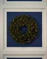 Frost Christmas Wreath Lights 60cm