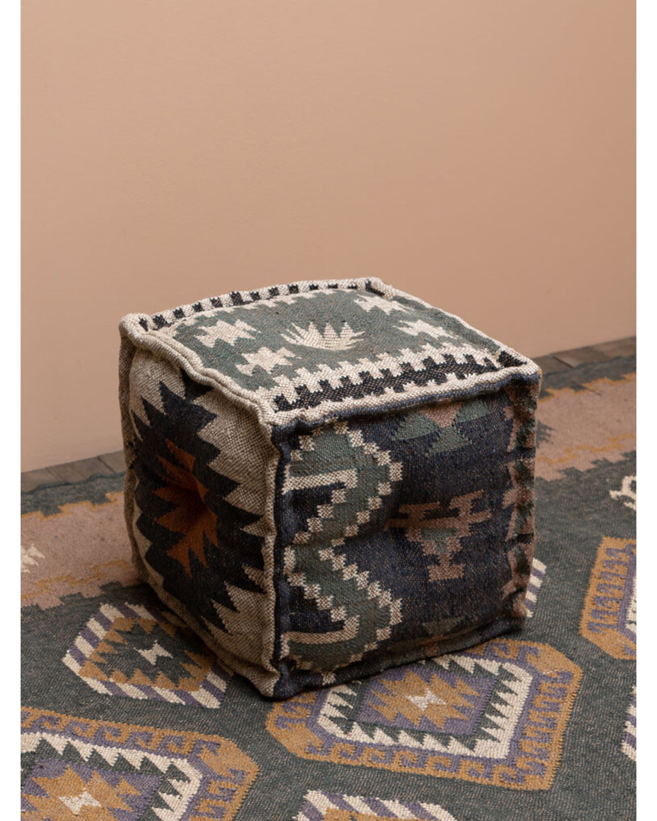 Summer Kilim Seat Pouf