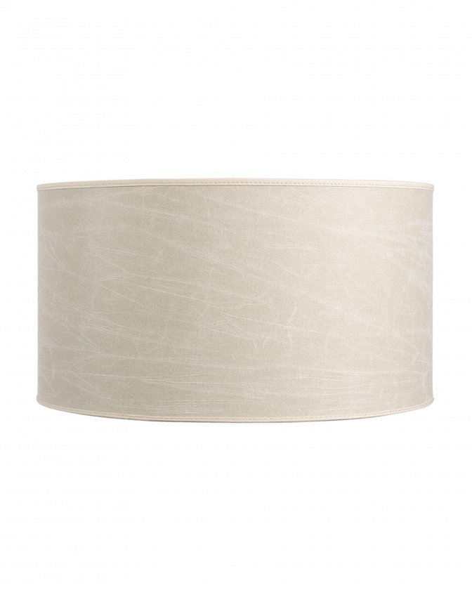 Cylinder lampshade leather cream