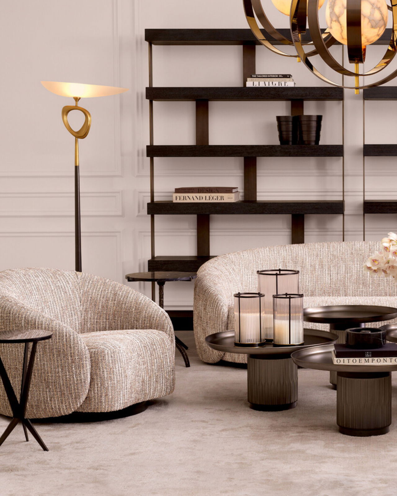 Amore draaifauteuil mademoiselle beige