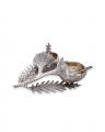 Artichoke salt/pepper bowls pewter