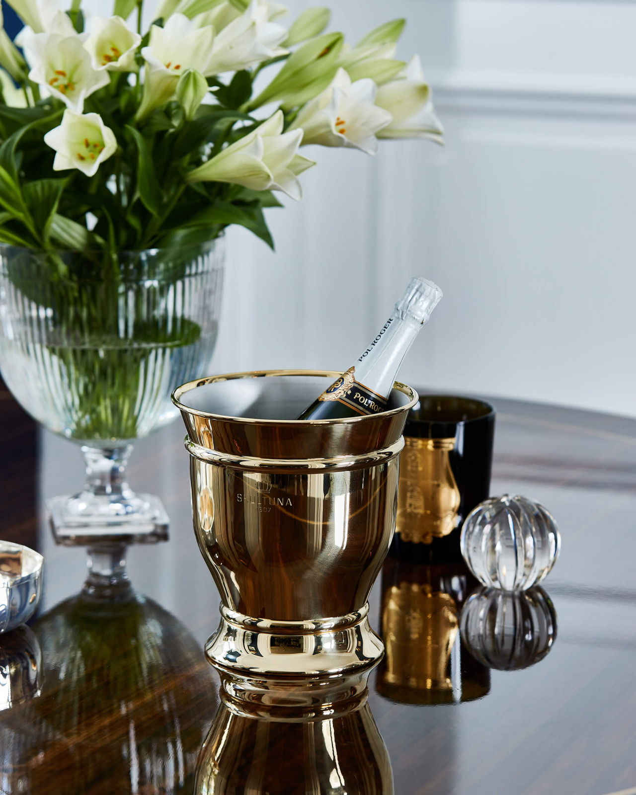 Champagnekylare mässing