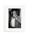 Charles Bukowski Portrait White / Medium