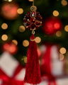 Beaumont tassel kerstversiering rood