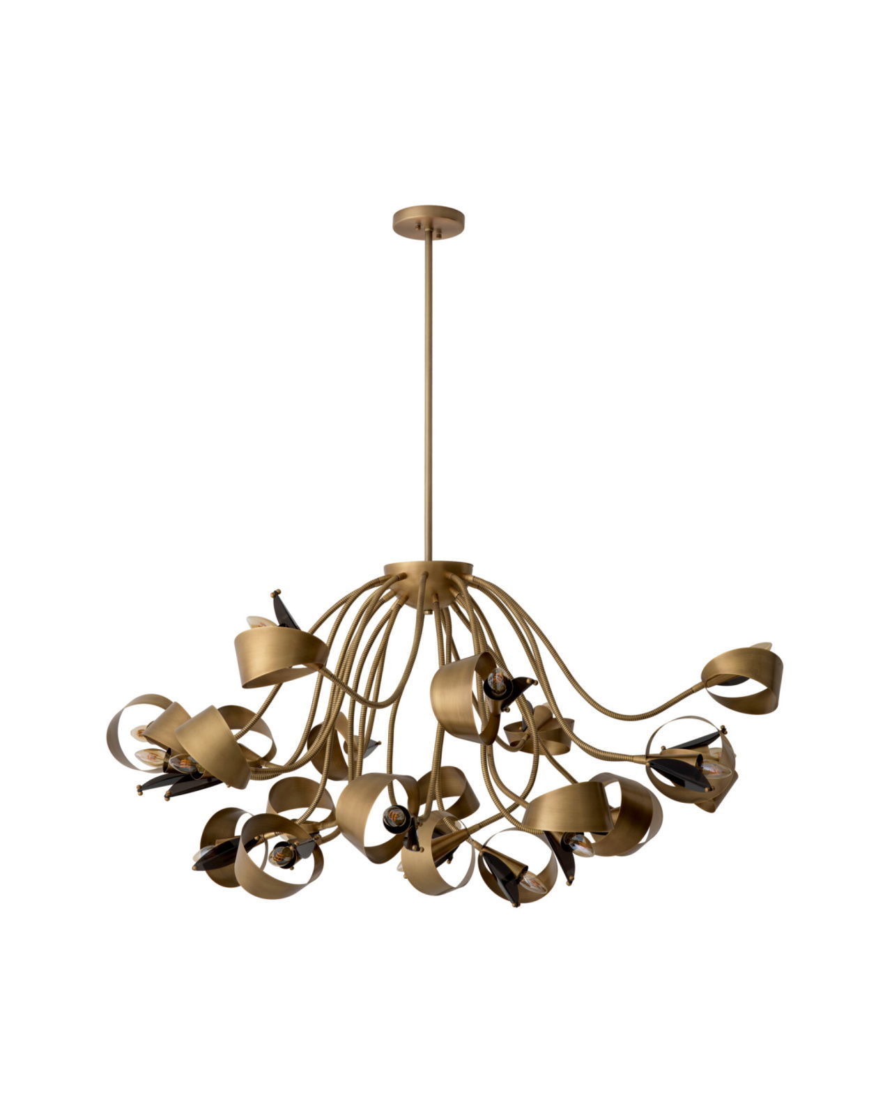 Corrientes takkrona antik mässing