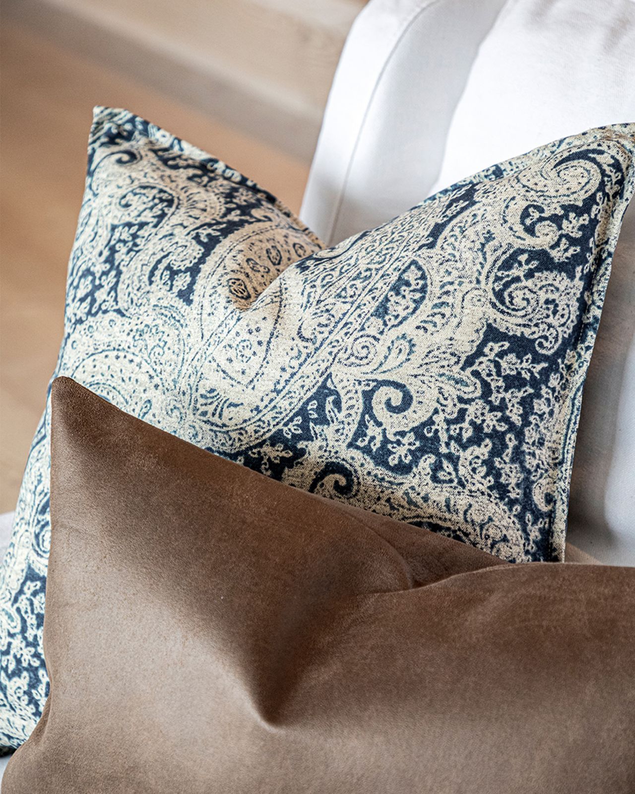 Romance Cushion Cover Dark Blue