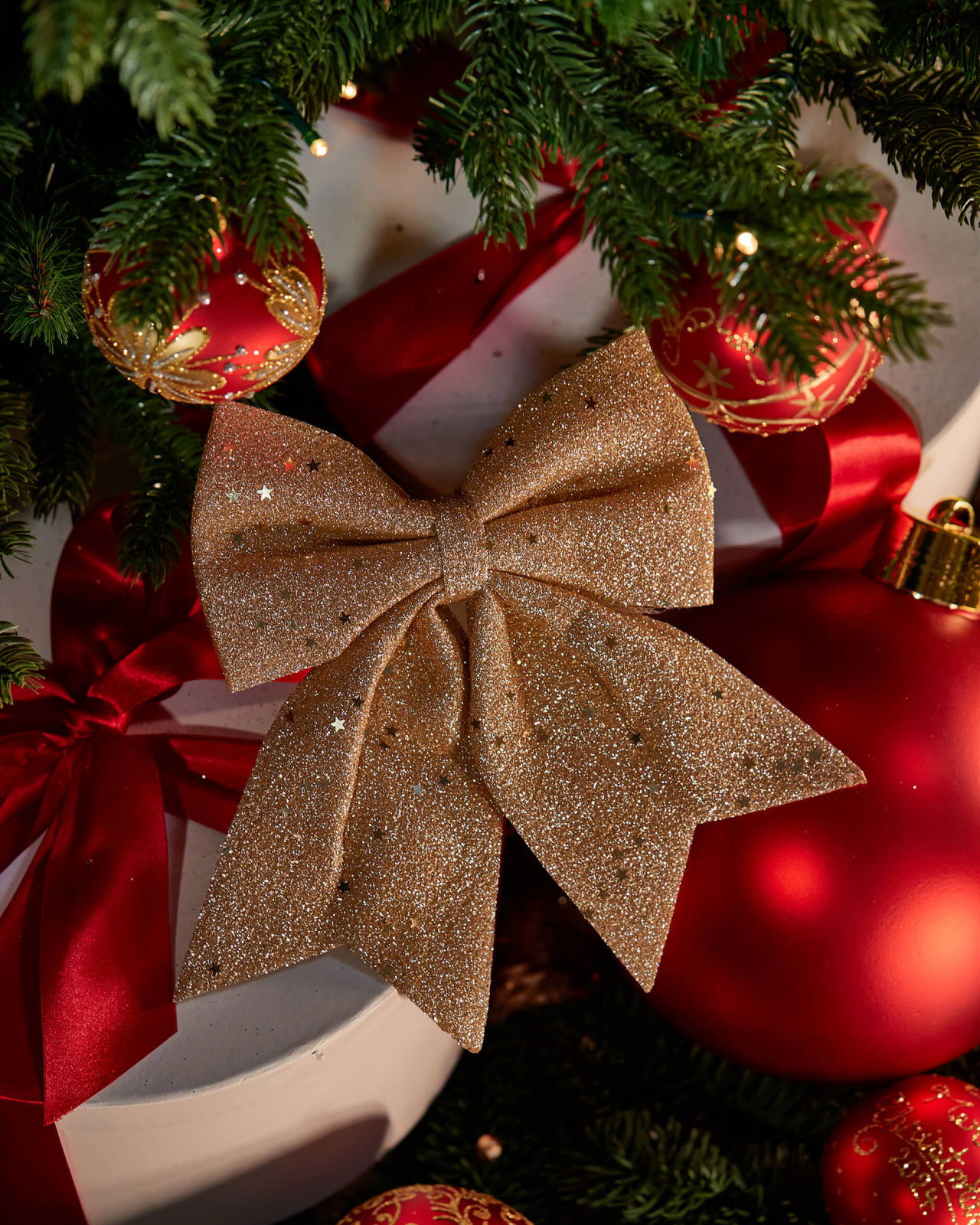 Rory rosett juldekoration champagne