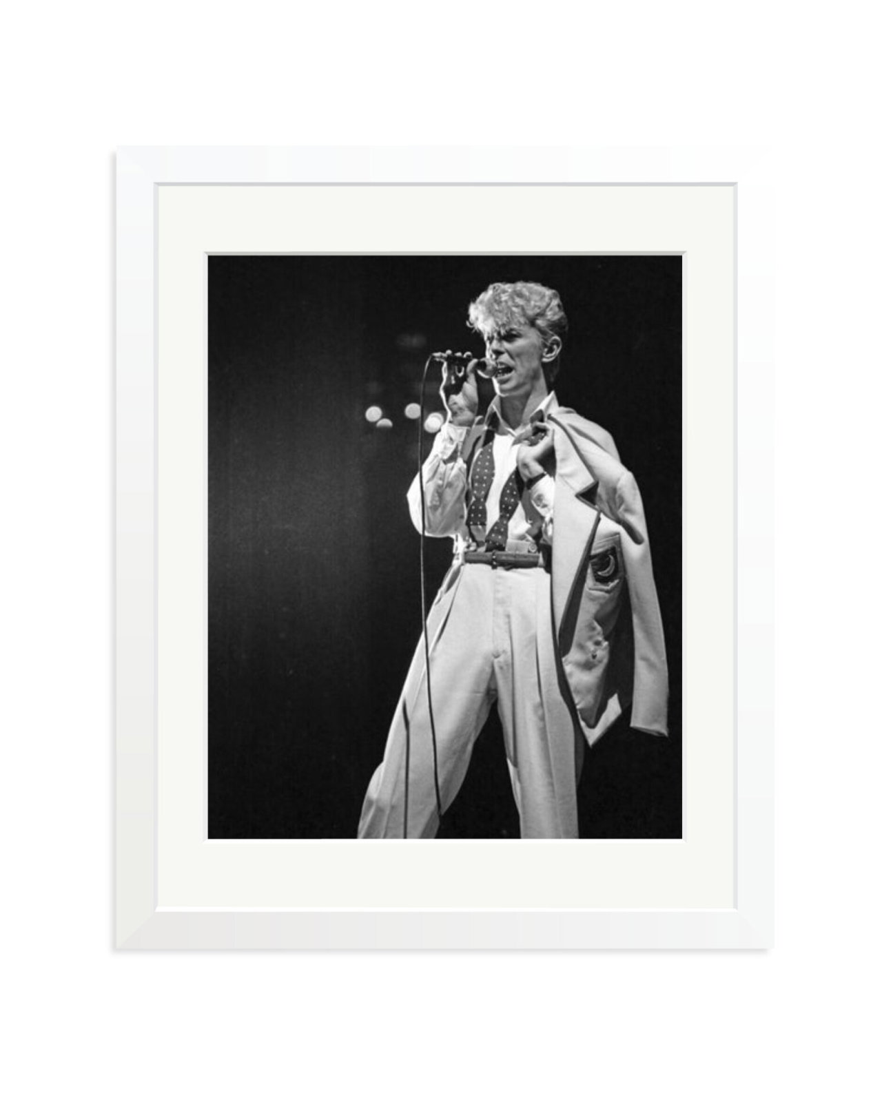 Bowie Serious Moonlight Tour White / Medium
