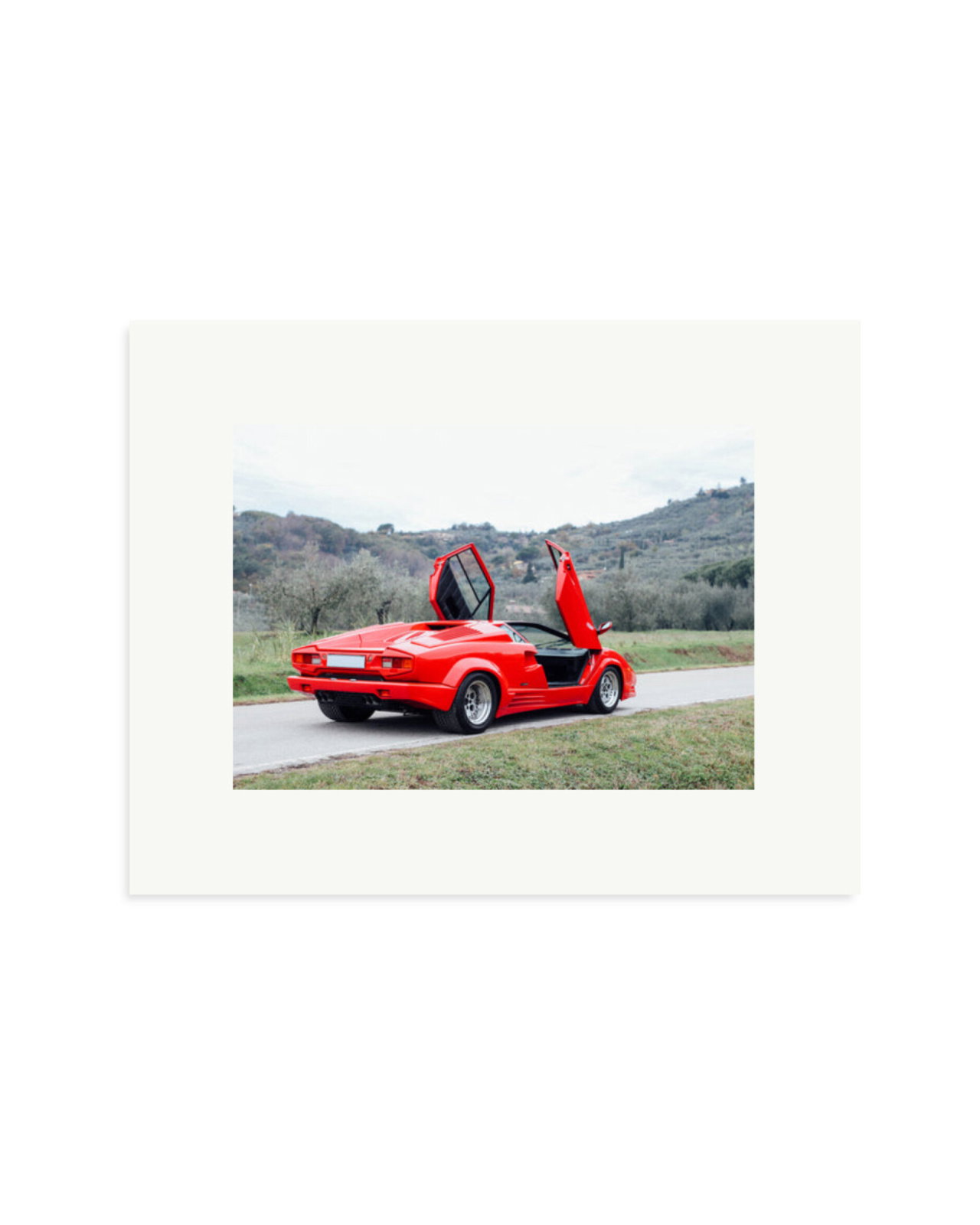 1988 Lamborghini Print Only / Small