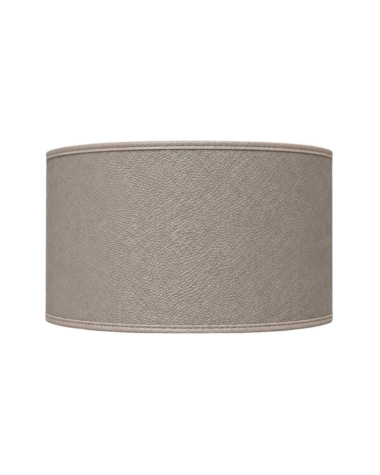 Cylinder lampshade leather brown