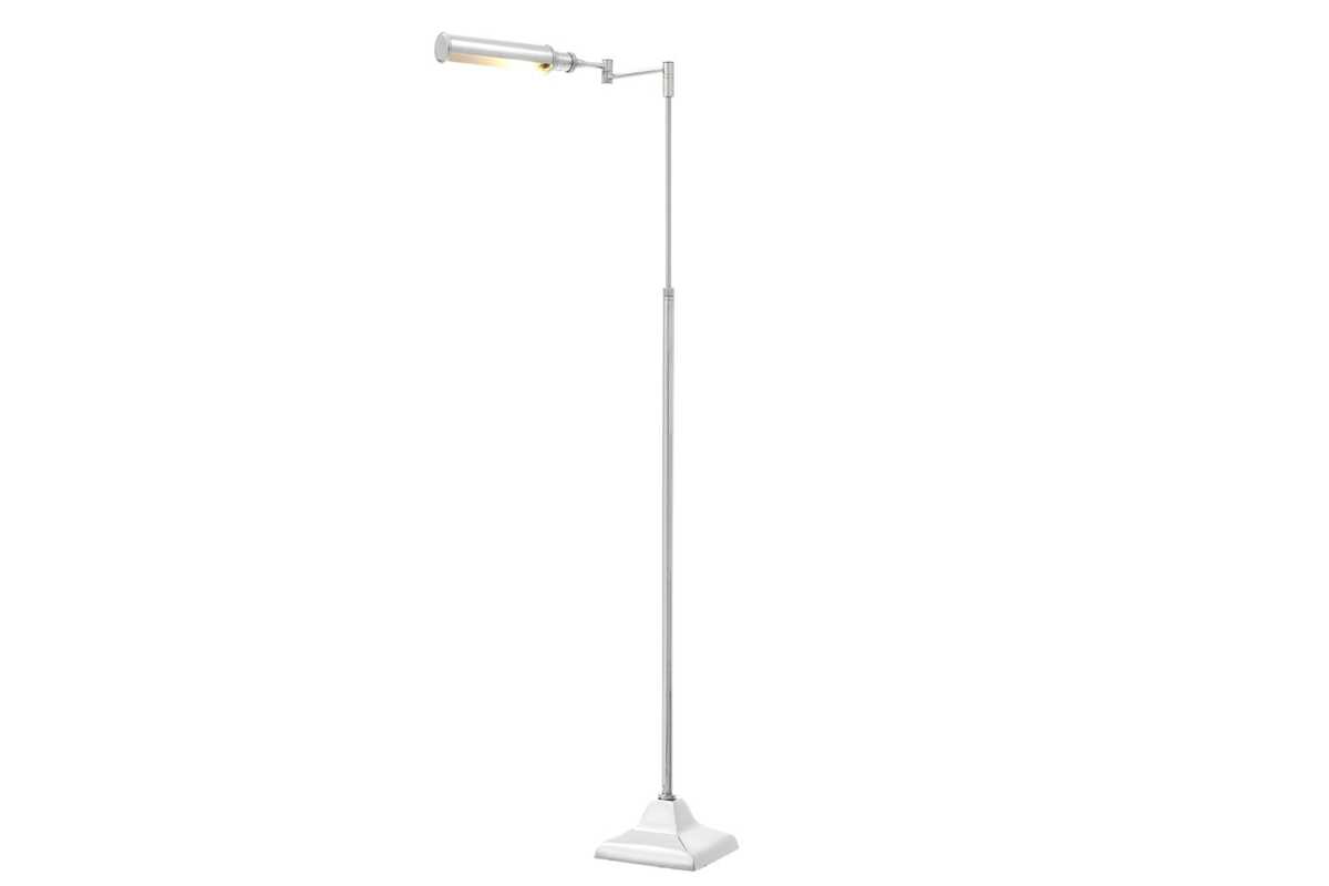 Golvlampa Kingston nickel OUTLET