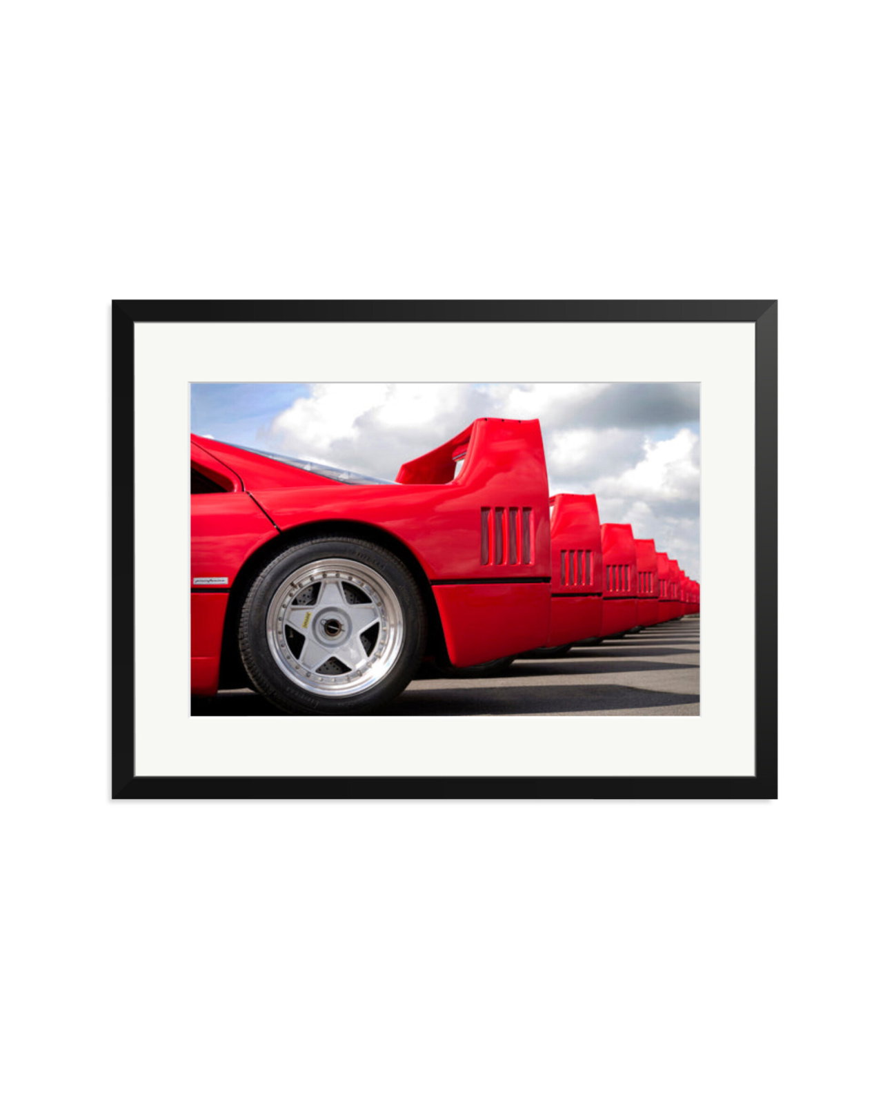 Group of Ferrari F40's Black / XL