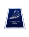 Hermitage Beach Towel Blue/White