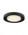 Hilo 16 Flush Mount Nightshade Black