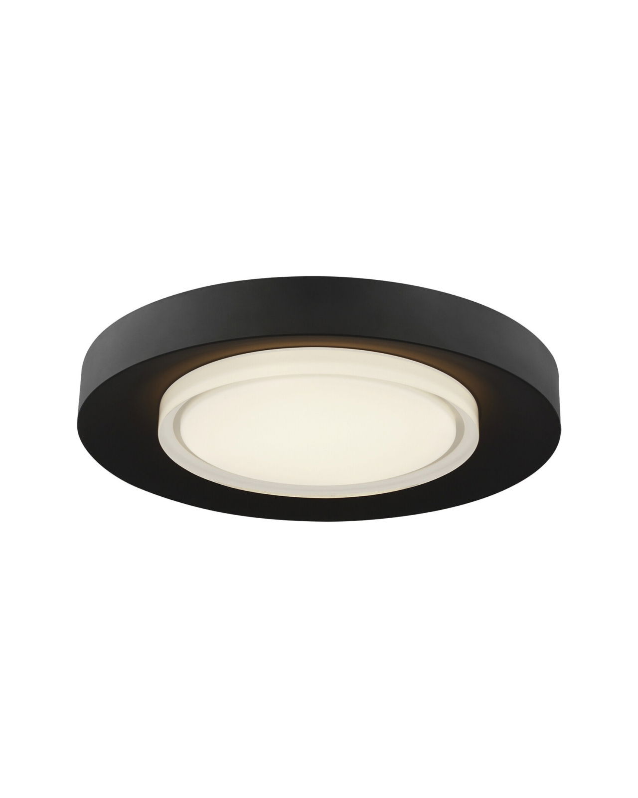 Hilo 16 Flush Mount Nightshade Black