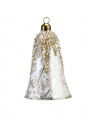 Isoble Glass Bell Ornament Champagne