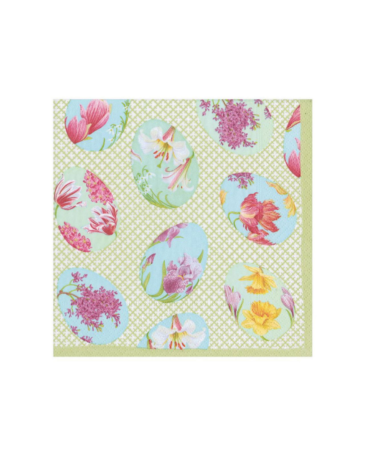 Easter egg napkin pastel
