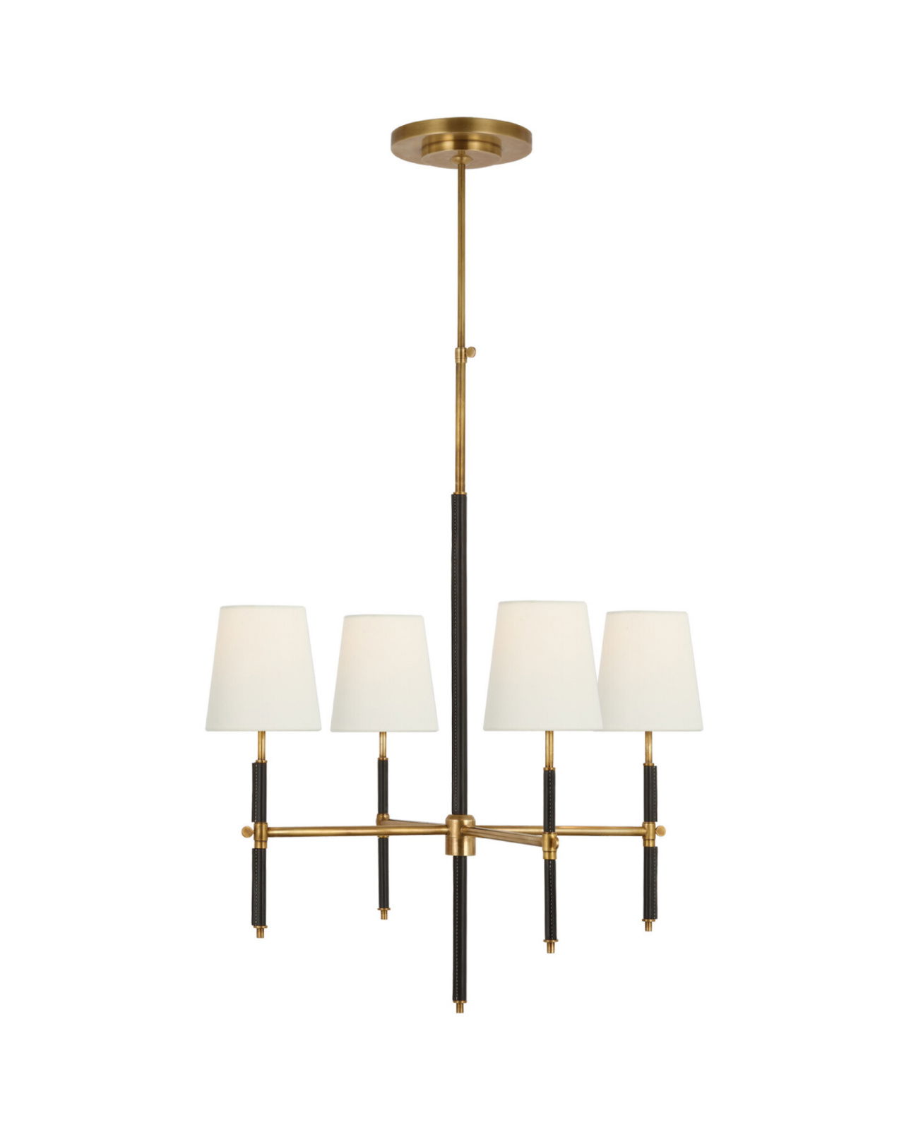 Bryant Wrapped Chandelier Brass S