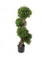 Artificial green boxwood plant 110 cm