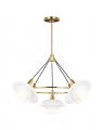 Rossie Chandelier Brass