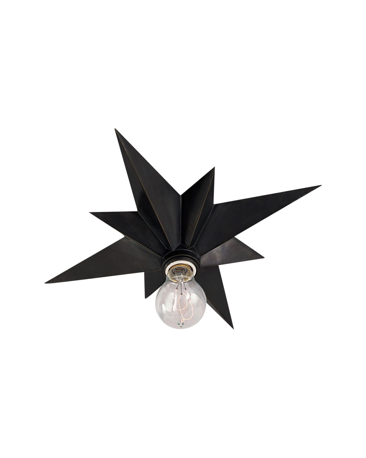 Star Flush Mount Bronze