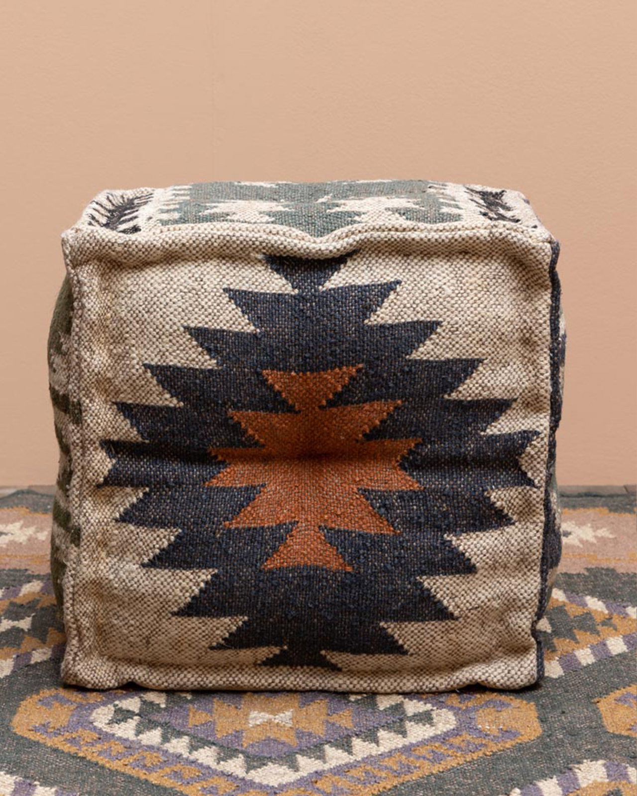 Summer Kilim Seat Pouf