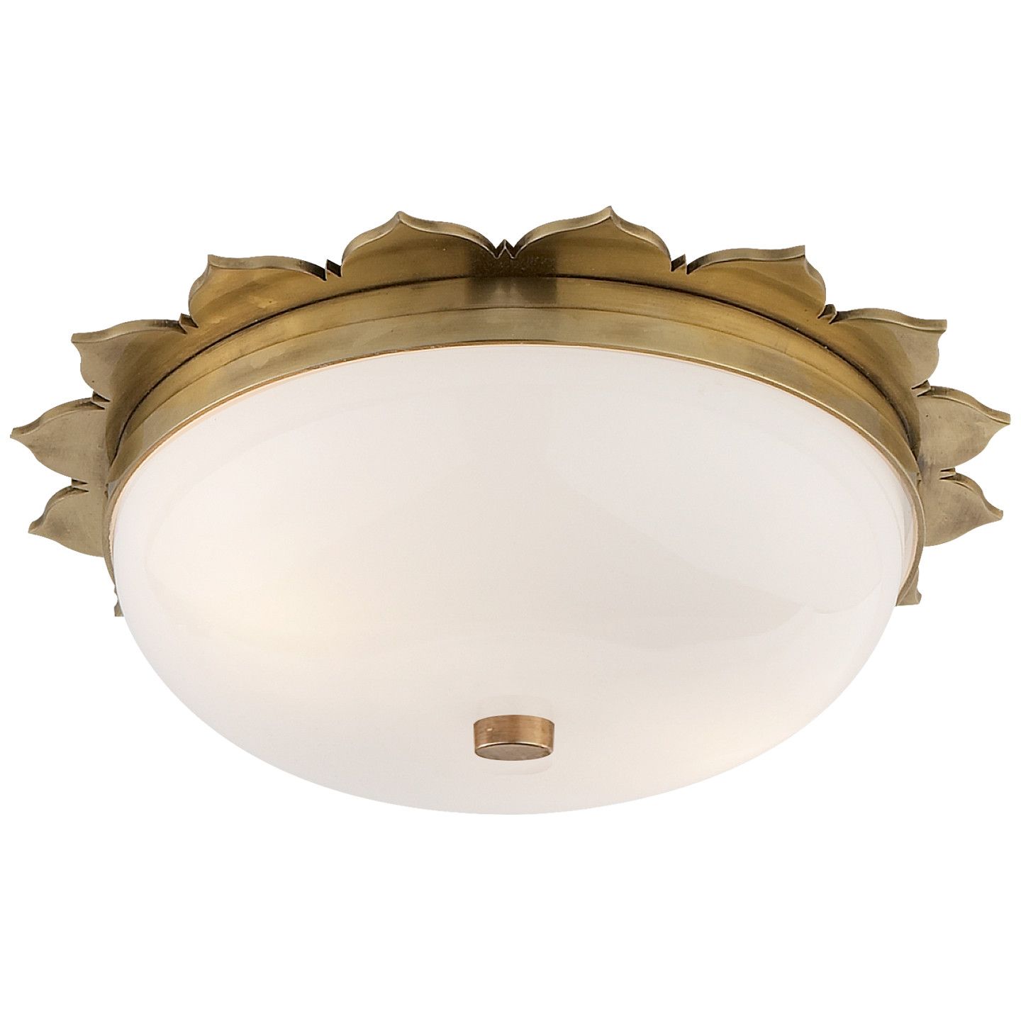 Rachel Small Flush Mount, brass