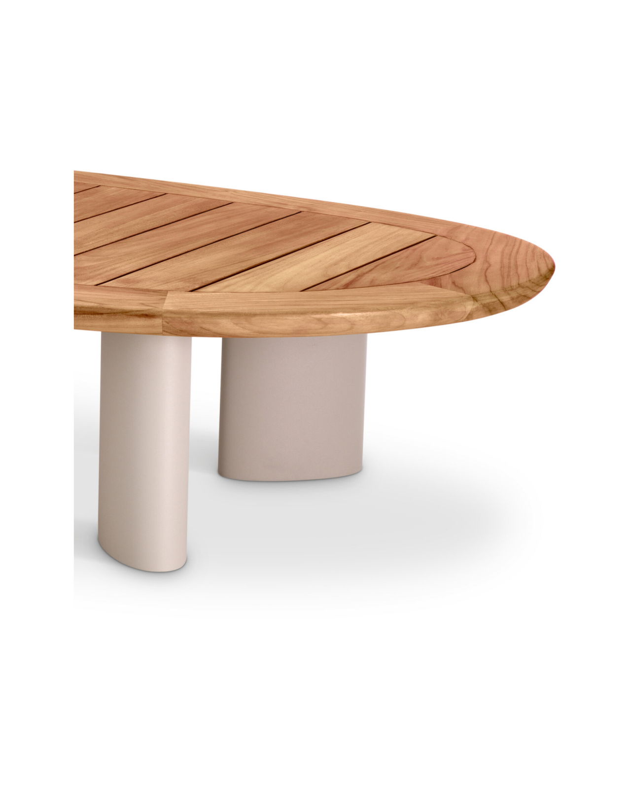 Free Form soffbord natural teak