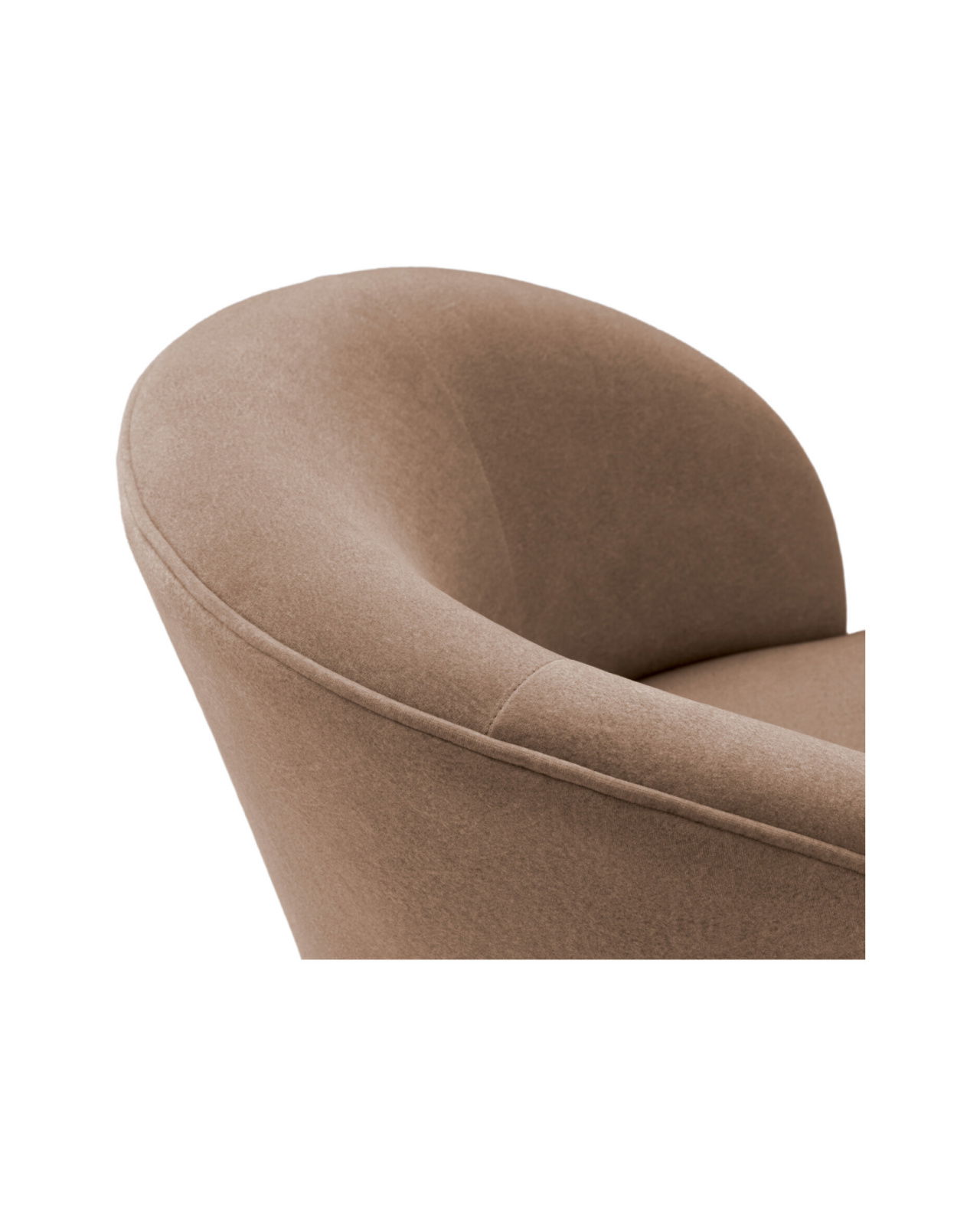 Vichy matstol tondro beige