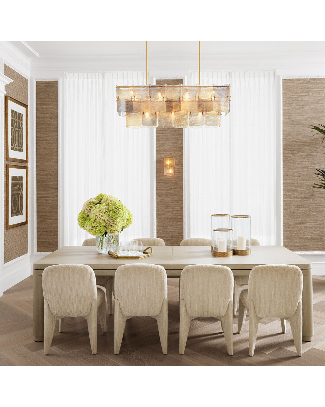 Laurent plafondlamp antiek messing