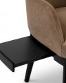 Dining Chair Costa with shelf Sabino brown