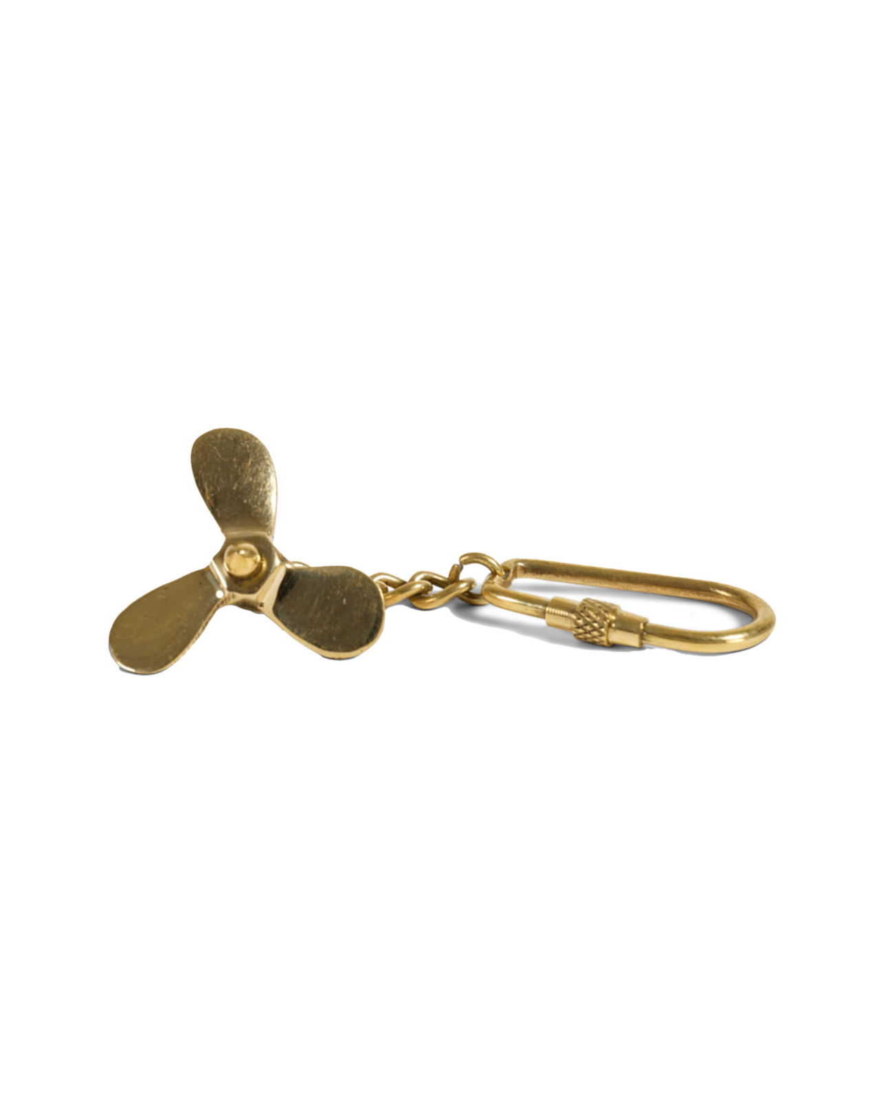 Propellor Keychain Brass