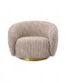 Brice Swivel Chair Mademoiselle Beige