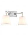 Wentworth Wall Lamp, double, nickel