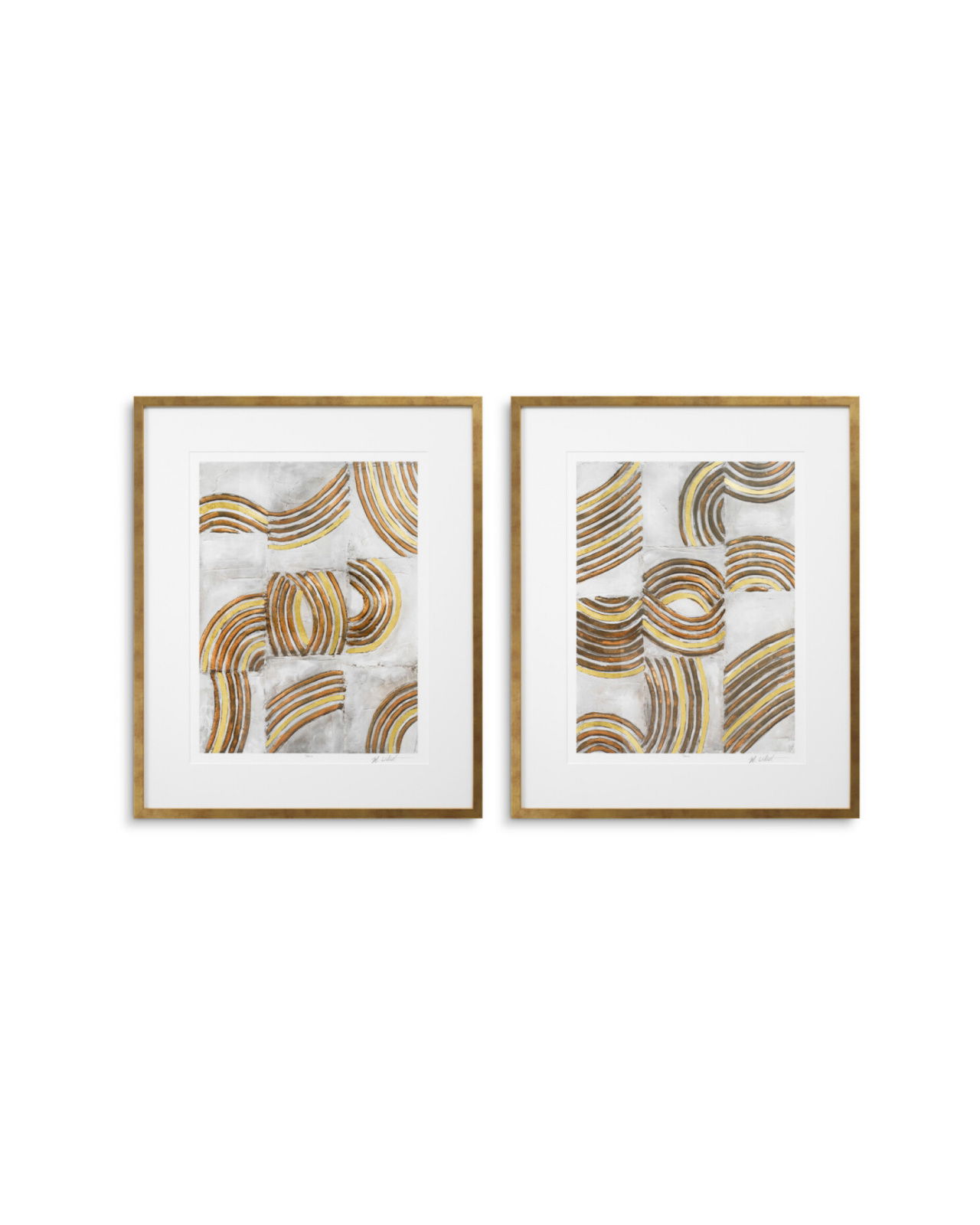 Refined Catena wall art by Michael Willett set of 2