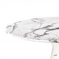 Matbord Turner white faux marble