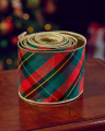 Angus textile ribbon red/green 4.6 m