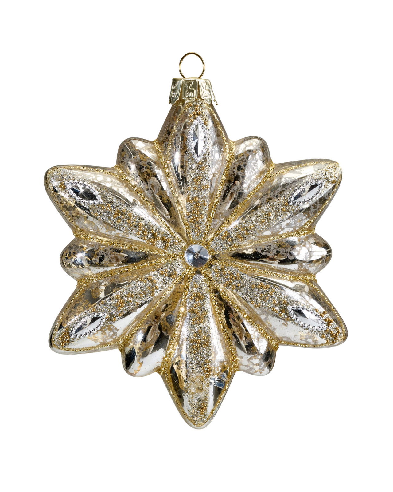 Connor snöflinga julgransdekoration silver/guld