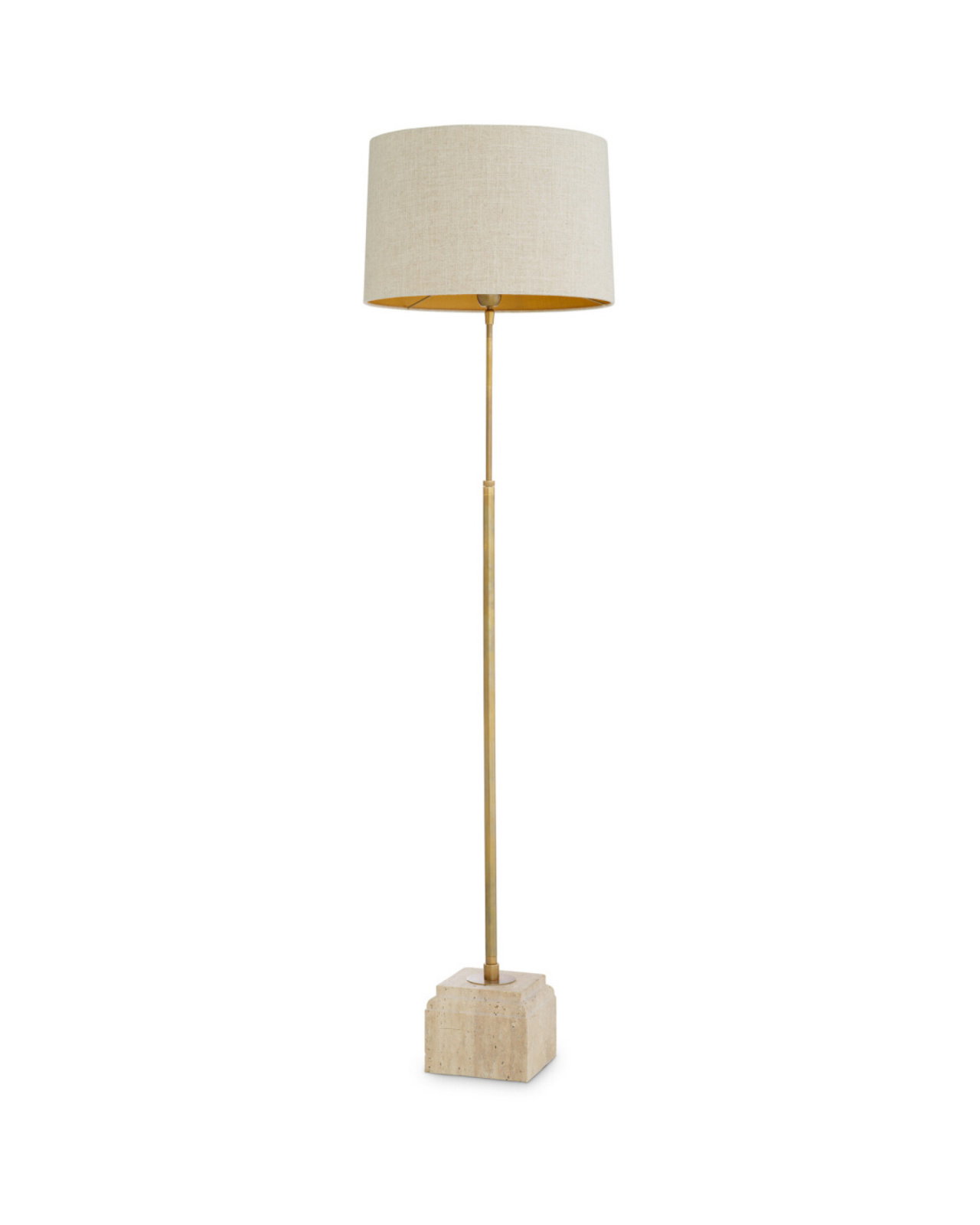 Rialta golvlampa mässing