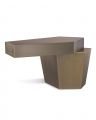 Coffee Table Calabasas brushed brass finish H. 45 OUTLET