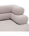 Malaga sofa Mauritius Light Grey right