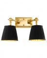 Wentworth Double Wall Lamp Brass