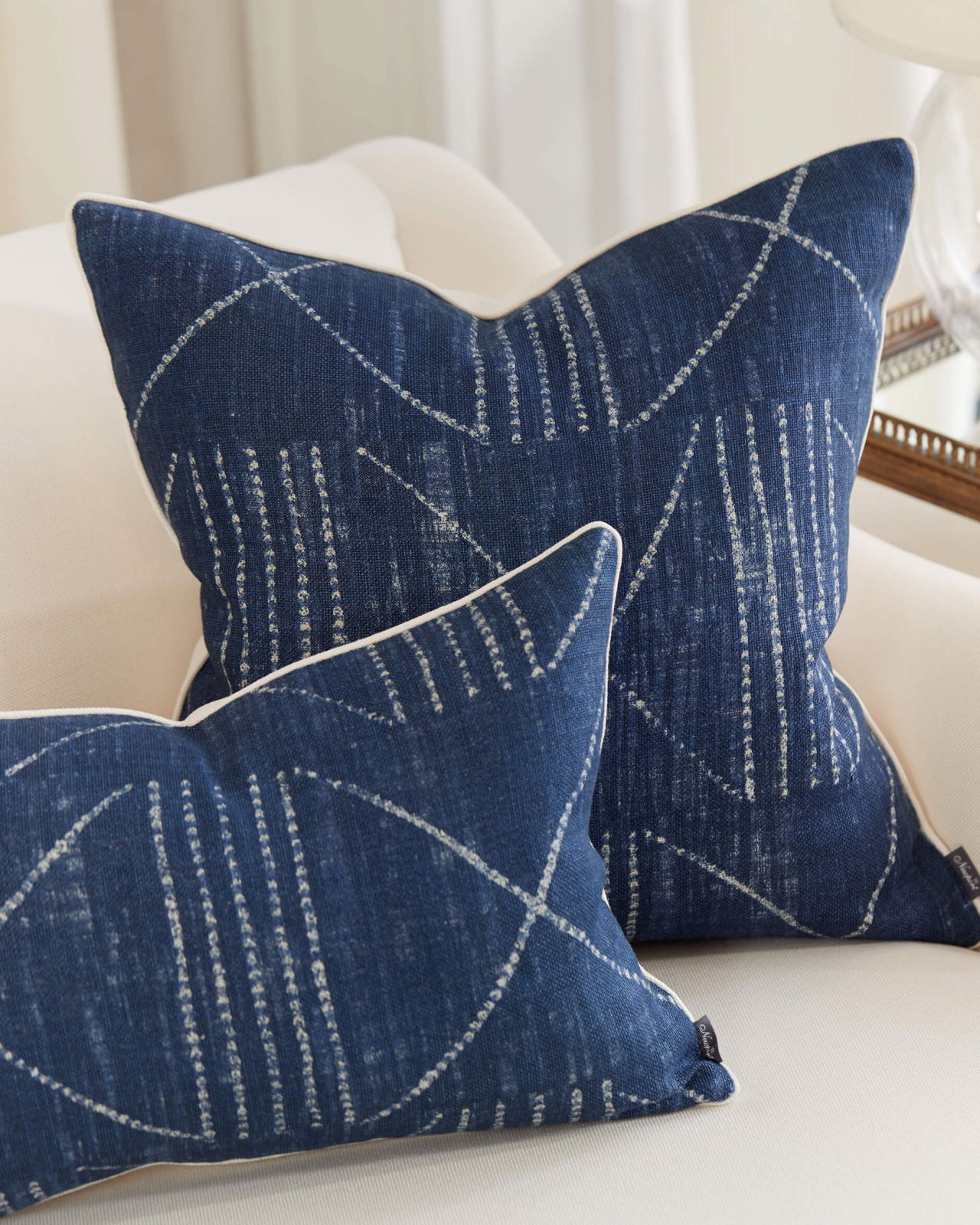 Lagos kuddfodral indigo