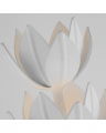 Alberto 70" Floor Torchiere Plaster White