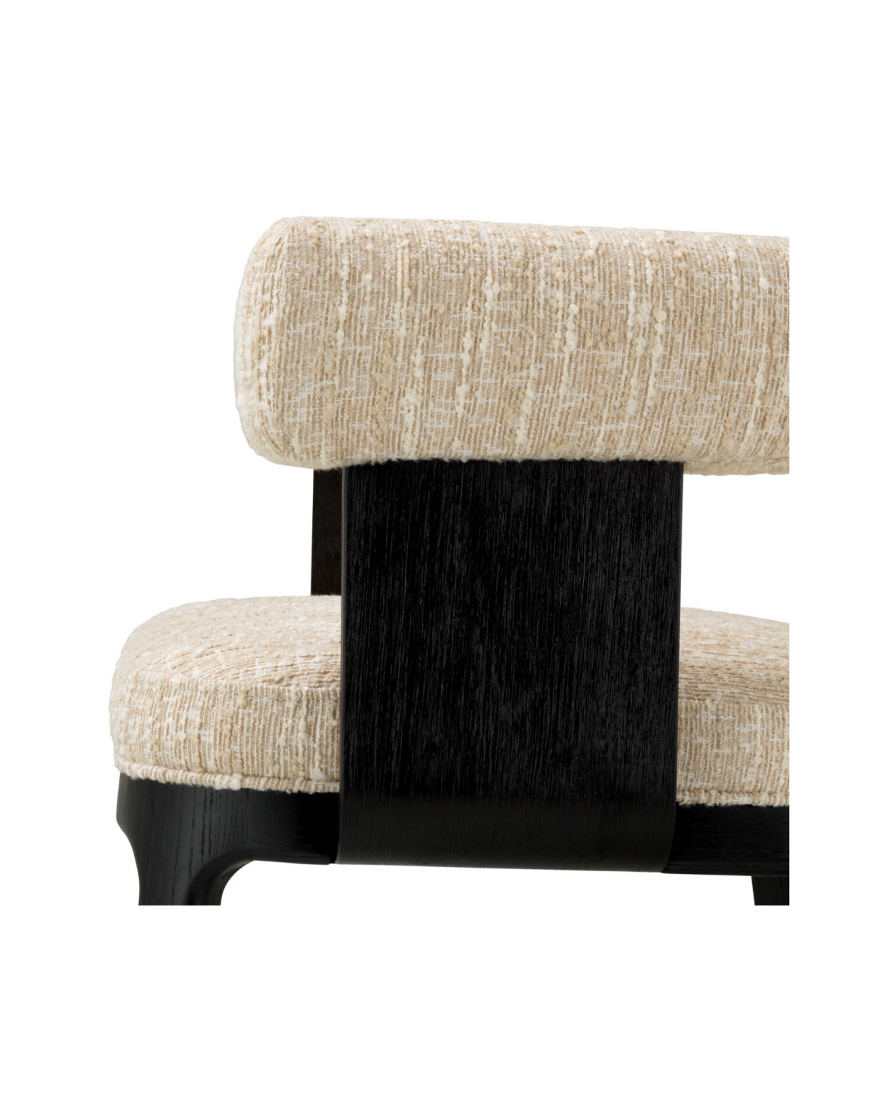 Dubois armstoel bouclé Sonata cream